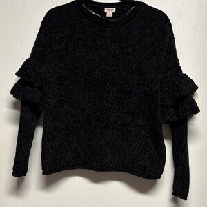 Mossimo Supply Co. Black Textured Sweater